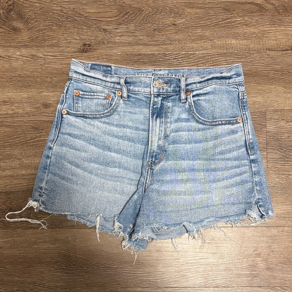 american eagle stretch denim 90s boyfriend short